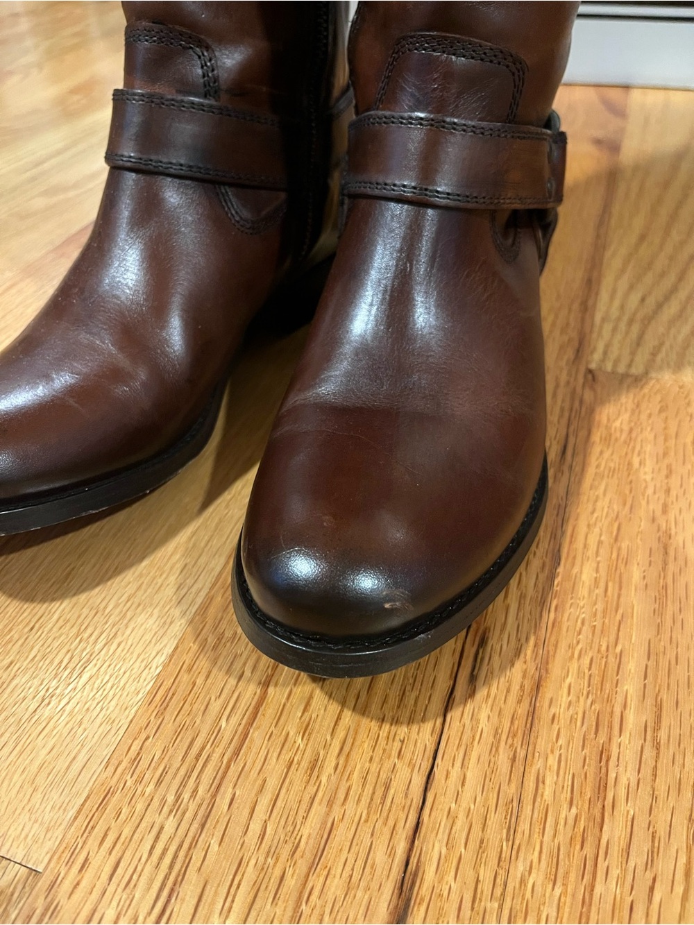 Frye | Melissa Harness Inside Zipper | Redwood | Size 7 M | Worn Once - Picture 12 of 16